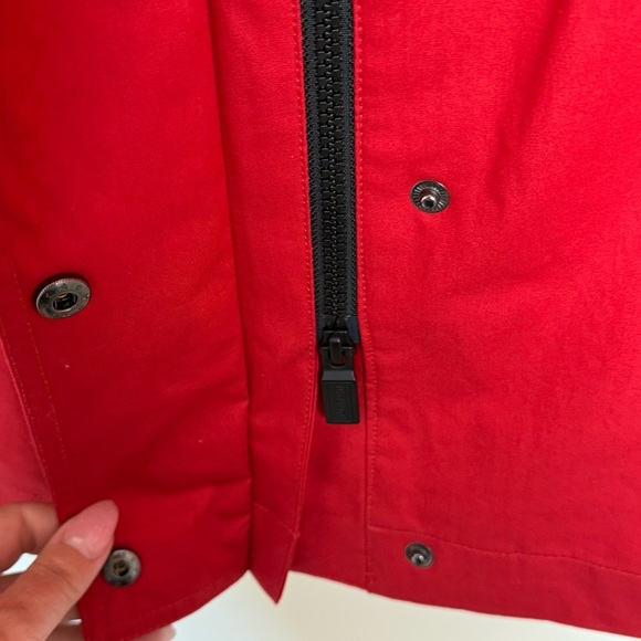 Hunter Adela Red Waterproof Rain Jacket Size Medium - Picture 6 of 12